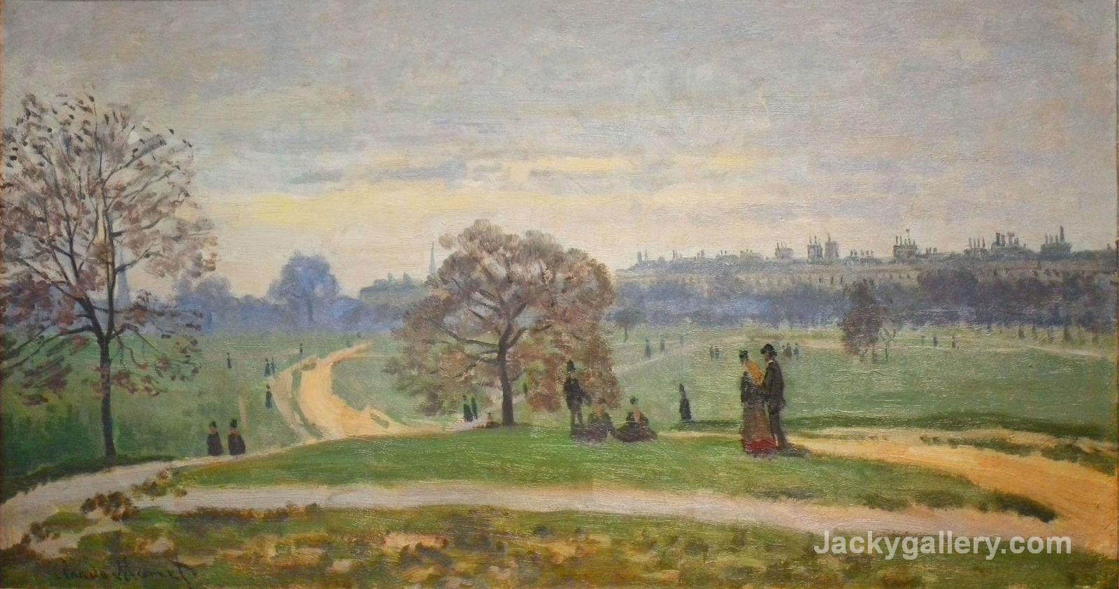 Hyde Park by Claude Monet paintings reproduction